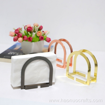 Nordic door shaped vertical iron paper towel holder